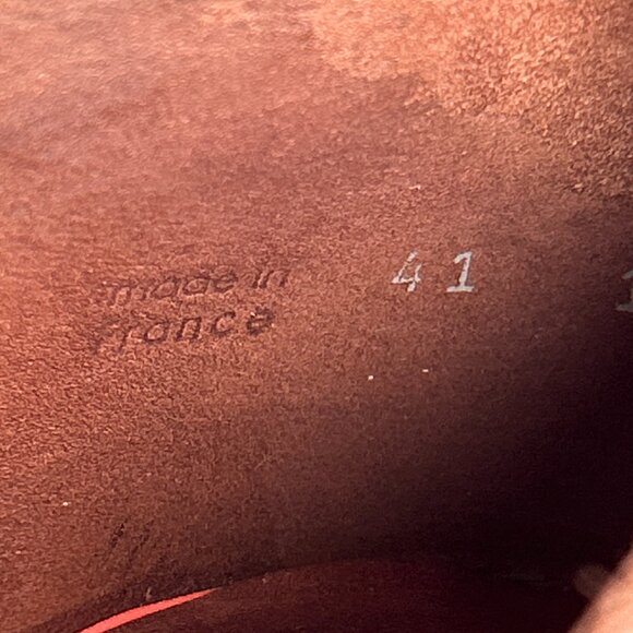 Arche Wedge Pumps Womens 9.5 Brown Nubuck Leather Dress Formal Shoe Comfort Heel - Picture 13 of 13